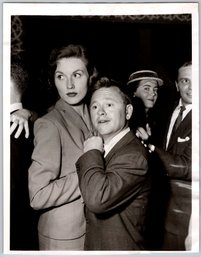 1953 Mickey Rooney Hollywood Candid Photo By Nat Dallinger - Type 1