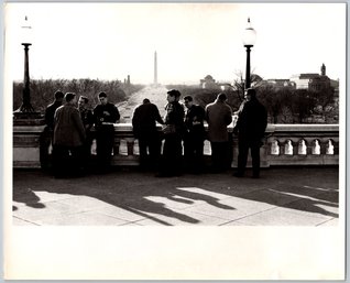 1950's Soldiers In Washington DC 8 X 10 Photo By Leon Lopez - Type 1