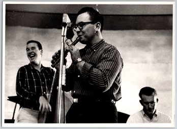 1950's Jazz Musician 6.5 X 9.5 Photo By Leon Lopez - Type 1