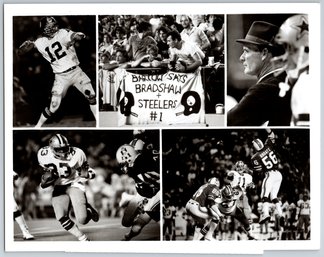 1982 Terry Bradshaw Tony Dorsett Cowboys Football ABC Promo Photo