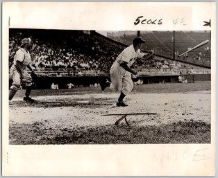 1945 Tommy Holmes Boston Braves Hitting Record Baseball News Service Photo