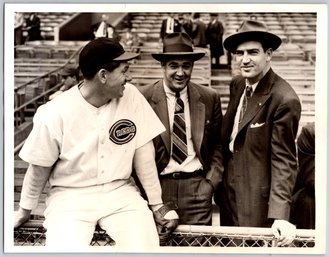 1940 Reds Vs Tigers World Series Baseball News Service Photo - Type 1