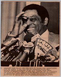 1979 Willie Mays Elected To Baseball Hall Of Fame Wire Photo