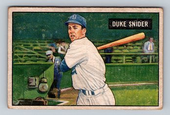 1951 Bowman Duke Snider Baseball Card