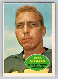 1960 Topps Bart Starr Green Bay Packers Football Card  EX-MT To NM