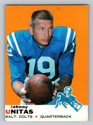 1969 Topps Johnny Unitas Football Card - EX