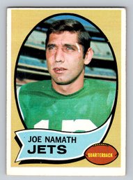 1970 Topps Joe Namath Football Card EX