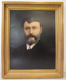 19th Century Framed Oil Painting PORTRAIT On Canvas