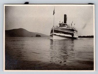 C. 1910 Cape Cod Ferry Boat Sagamore Original Snapshot Photo