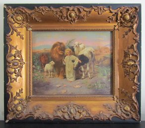 Antique WILLIAM STRUTT (1825-1915) Oil On Canvas Framed Painting