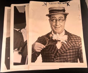 (10) Actor Ed Wynn Hollywood Vintage Photographs