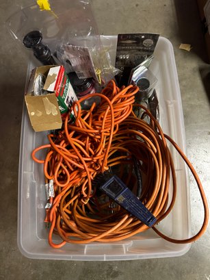 Extension Cords And Pluming Items