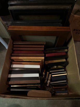 Box Lot Of Picture Frames
