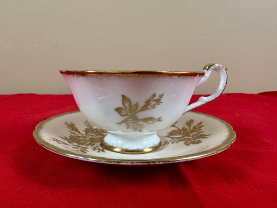 Paragon Pink And Gold Cup And Saucer