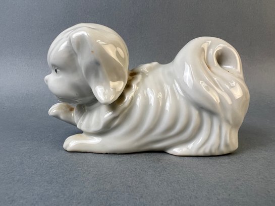 Porcelain White Dog.