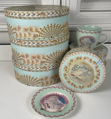 Rosanna Souvenir From The Sea 11 Appetizer Plates & Mugs