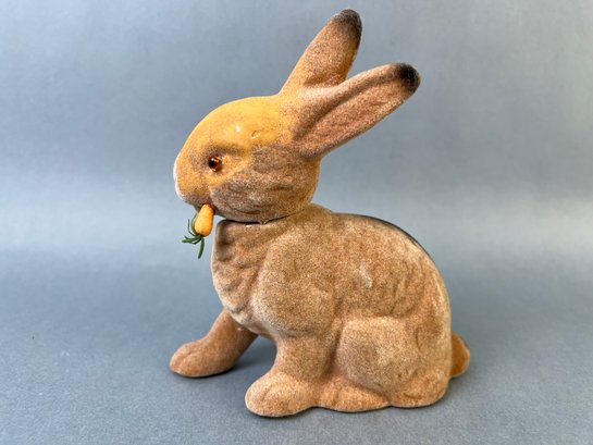 Vintage German Fuzzy Rabbit With Removable Head.