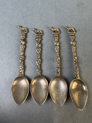 4 Made In Italy Small Spoons.