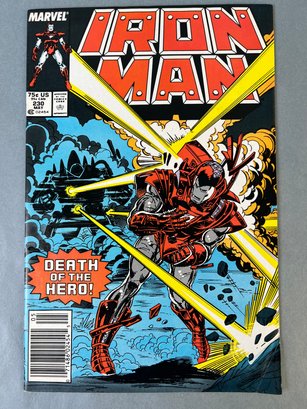 Marvel Ironman Comic Book Number 230.