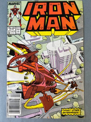 Marvel Ironman Comic Book Number 217.