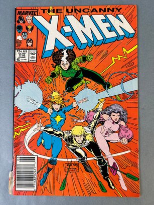 Marvel Comics The Uncanny X-men Number 218.