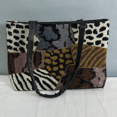Patchwork Beaded Purse By Aslys
