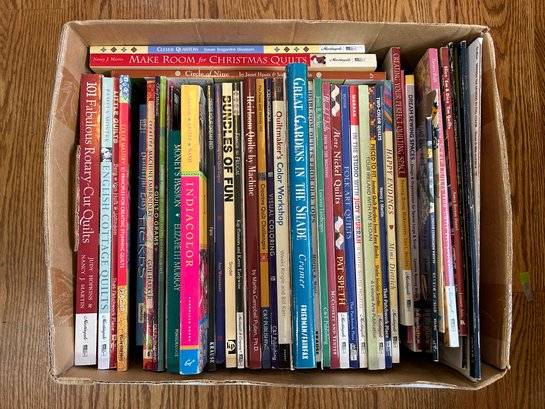 Lot Of Quilting And Sewing Books