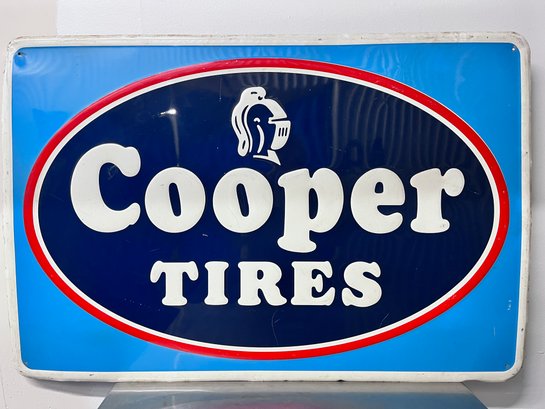 Cooper Tires Metal Sign 45x30.