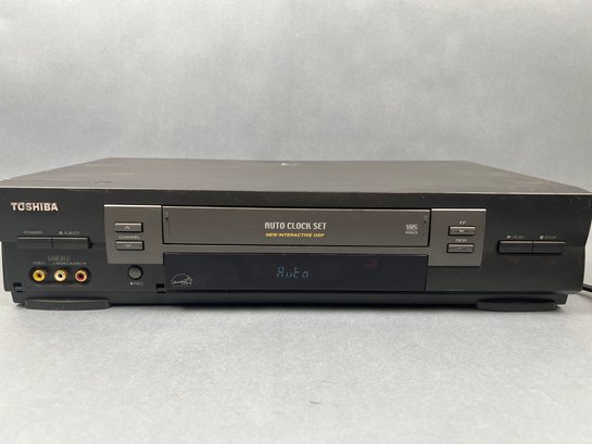 Toshiba VHS Player Recorder.