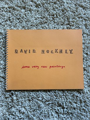 David Hockney Some Very New Paintings Book