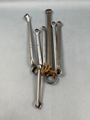 Lot 7 Of Proto Box Wrenches Various Sizes.