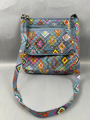Vera Bradley 12x12 Purse With 6 Pockets And Adjustable Strap.