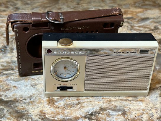 Vintage Sampson Transistor Radio