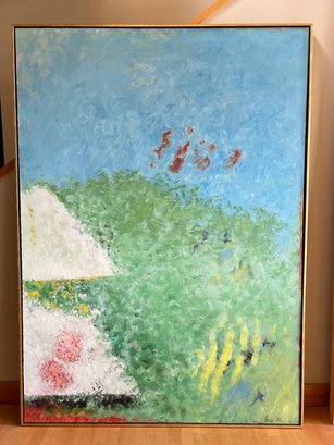Large Abstract Impressionist Painting By William Ivey 84
