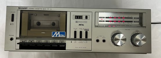Sharp Model RT-10 Cassette Player Recorder.