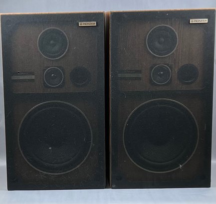 2 Pioneer Model CS-g203 Floor Speakers.