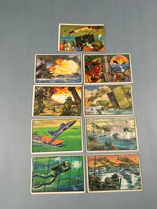 US Navy Victories Lot Of 9 Cards