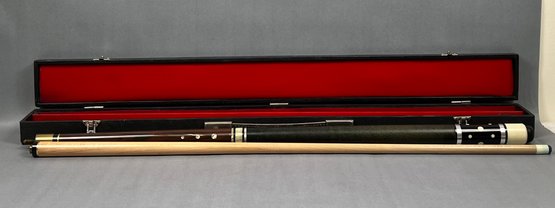 Custom Pool Cue With Carry Case.