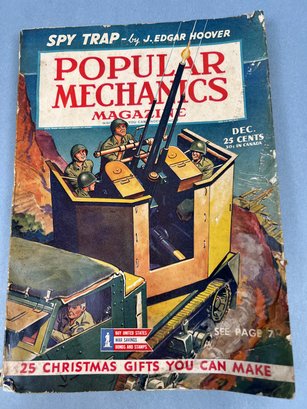 Vintage Popular Mechanics Magazine From December 1943.