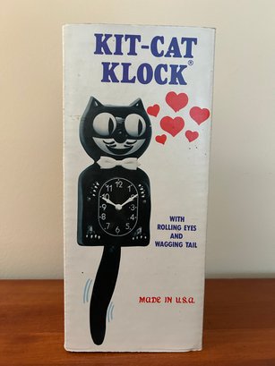 Vintage Kit-Cat Klock With Original Box - Made In USA