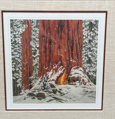 Book Plate Print By Bev Doolittle Christmas Day Give Or Take A Week.
