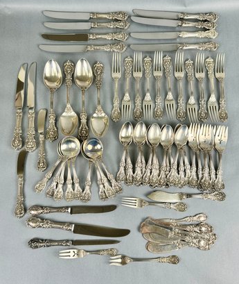 Large Francis The First Sterling Flatware Set 78 Pieces