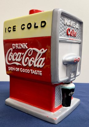 Vintage Coca-Cola Ice Cold Drink Fountain Cookie Jar