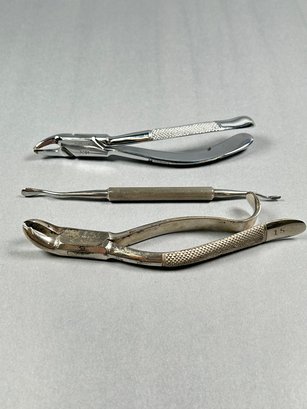 Three Vintage Dental Instruments