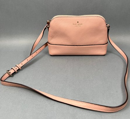 Kate Spade Pink Leather With Shoulder Strap.
