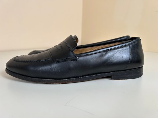 Cole Haan Black Leather Penny Loafer - Mens Size 9.5D