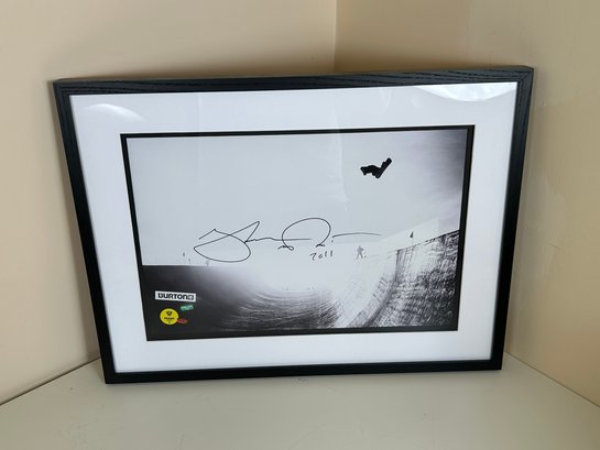 Shaun White Autographed Poster - Burton Boards Promotion