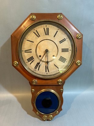 Ansonia Wall Clock W/key