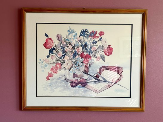 Large Floral Framed Print - Ellie Weakley 79/950