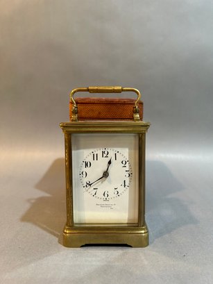 France Carriage Clock With Carrying  Case
